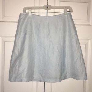 Powder Blue Loft Mini Skirt